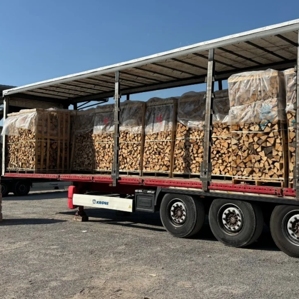 LKW-Ladung Birkenholz (48 RM) – 25-cm-Scheite – Profi-Paket