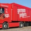 camion_german_pellets.jpg German Pellets LKW-Komplettladung – 24 Paletten (72 Säcke × 15 kg pro Palette / 1080 kg)